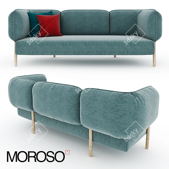 Tender Love: MOROSO Sofa 3D model image 1