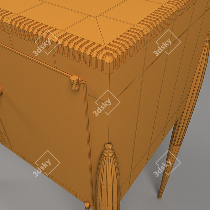 Vintage Classic Cabinet 3D model image 3