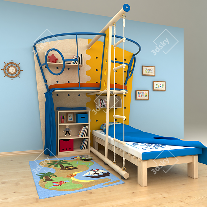 HABA Kids Play Furniture 3D model image 1