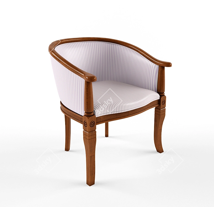 SAR A10 Armchair: Sleek, Modern Design 3D model image 1