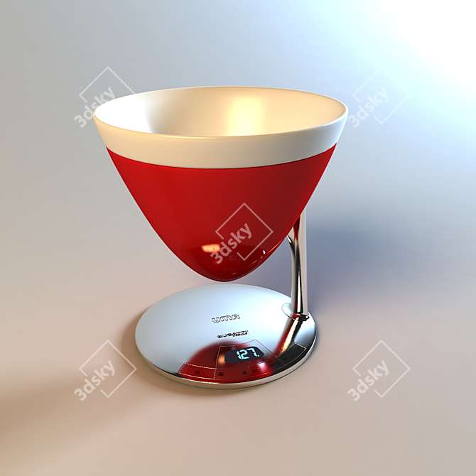 Italian Kitchen Scales by Bugatti 3D model image 1