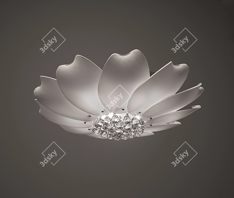 Elegant Lobo Chandelier 3D model image 1