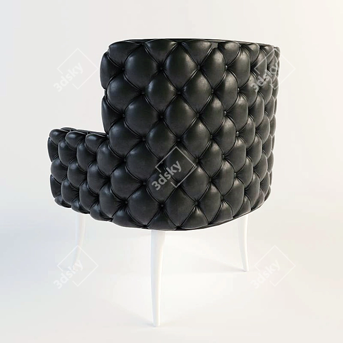 Stylish and Elegant SARAYA Chair 3D model image 2