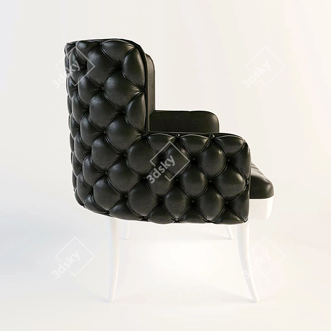 Stylish and Elegant SARAYA Chair 3D model image 3