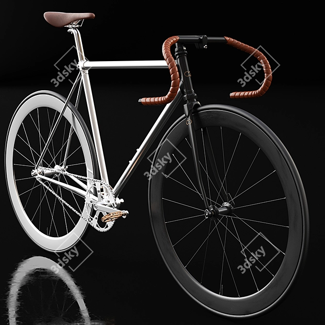 Creme Cycles Vinyl 5050 Bicycle 3D model image 1