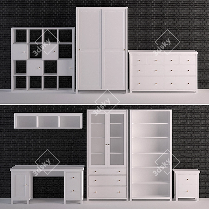 ErgoComfort Collection: Ultimate Swedish Furniture 3D model image 1