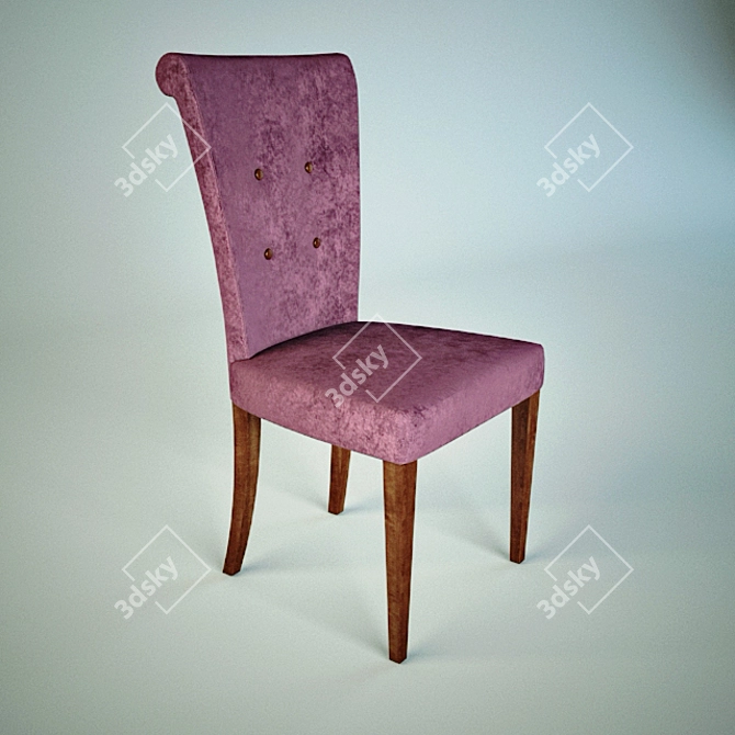 Elegant LG133 Chair: Cavio Collection 3D model image 1