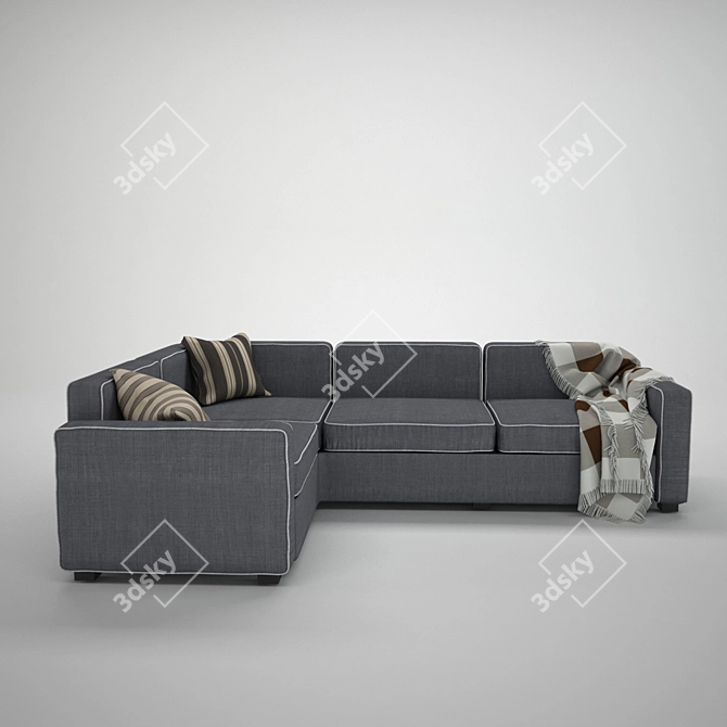 Ultimate Comfort Sofa 3D model image 2