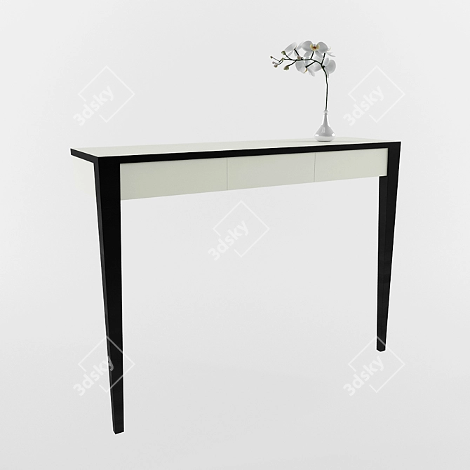 Sleek Kenner 1 Console Table 3D model image 1