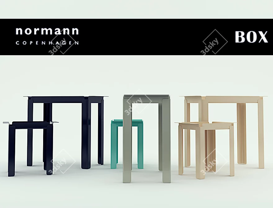 Sleek and Stylish Normann_BOX 3D model image 2