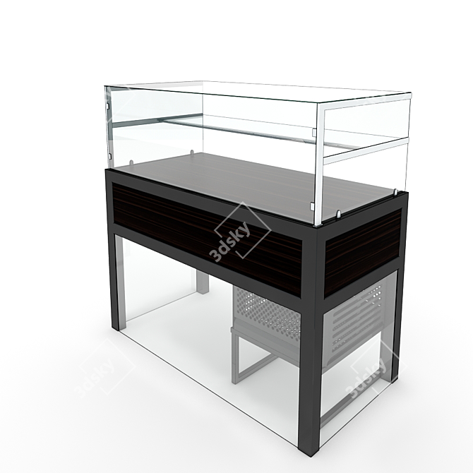 Gastronorm Refrigerated Table 3D model image 1