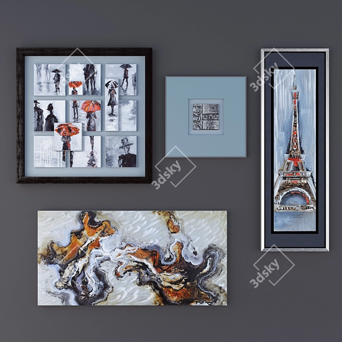 Artful Collection: Sport, Gasworks, Paris, Waters 3D model image 1