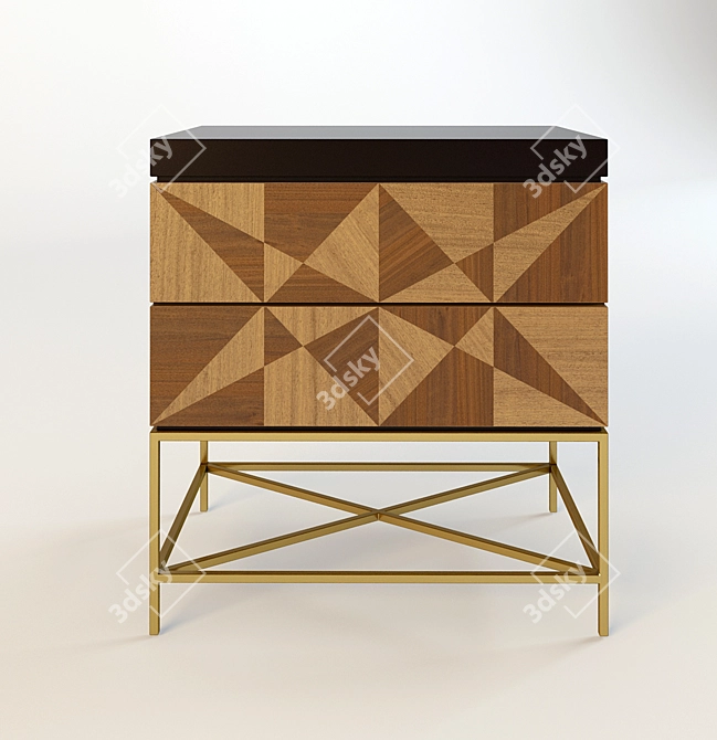 Manor House Bedside Table: MILPA 3D model image 3