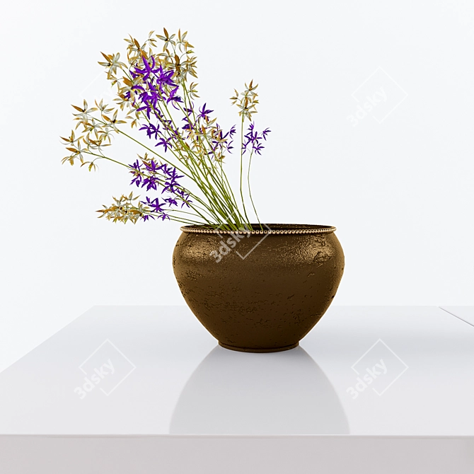 Elegant Table Decor - Centerpiece 3D model image 2