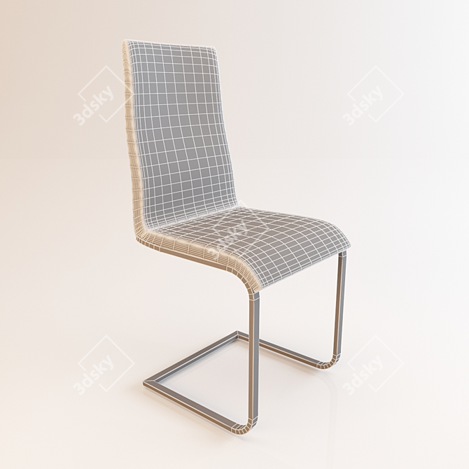 GRADO Metal Chair 3D model image 2