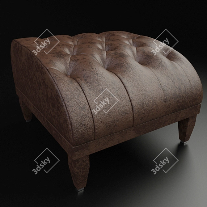 Luxury Capitonne Sofa: SMANIA JUNA Plus 3D model image 1