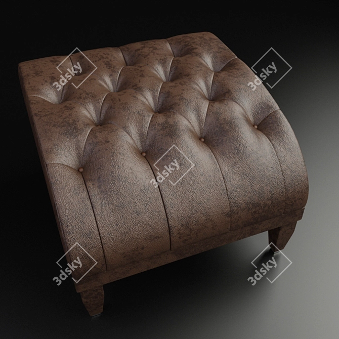 Luxury Capitonne Sofa: SMANIA JUNA Plus 3D model image 2