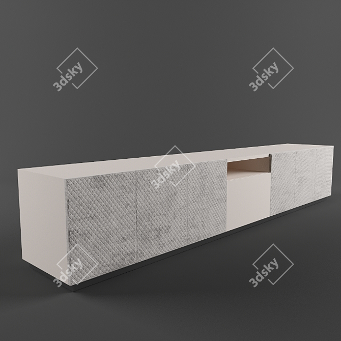 Luxury TV Tables - Rugiano Boston 3D model image 1
