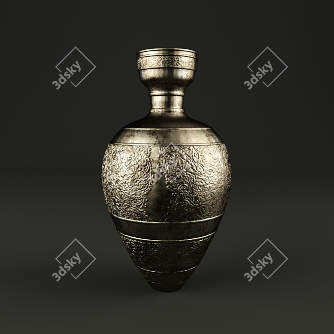 Antique Vase: Elegant Home Décor 3D model image 1