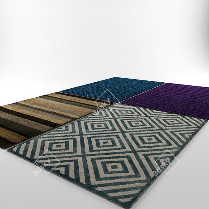Modern Carpet 3D model image 2