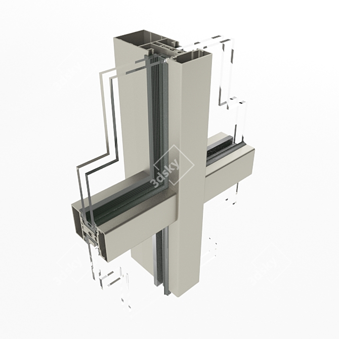 Reynaers CW 50: Redesigned Window System 3D model image 2