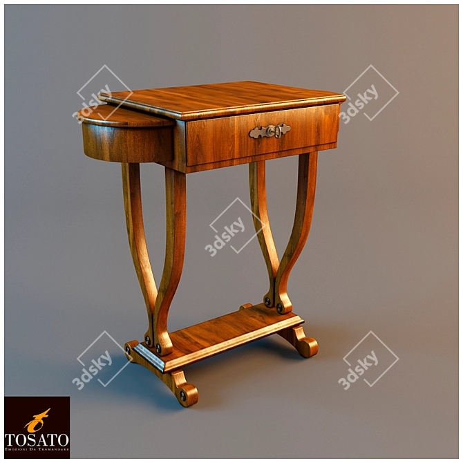 Tosato Tumba-Table | Italian Craftsmanship 3D model image 1