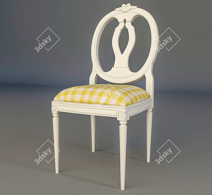 Classic Chair: Elegant and Comfortable 3D model image 1