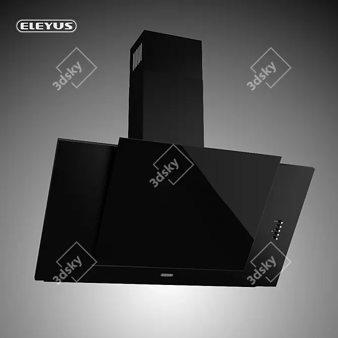ELEYUS Titan A 750 90 BL: Powerful Extractor in 900mm Width 3D model image 3