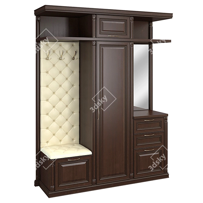 Ast-Mebel Hallway Cabinet 3D model image 1