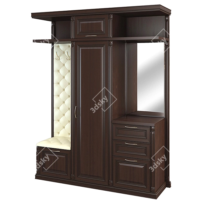 Ast-Mebel Hallway Cabinet 3D model image 2