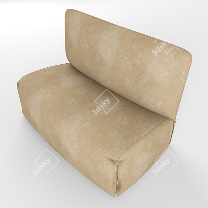 Modern Comfort Sofa 3D model image 2