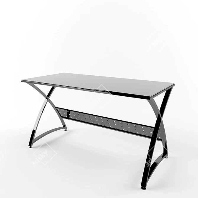 Modern Computer Table OMEGA 3D model image 1