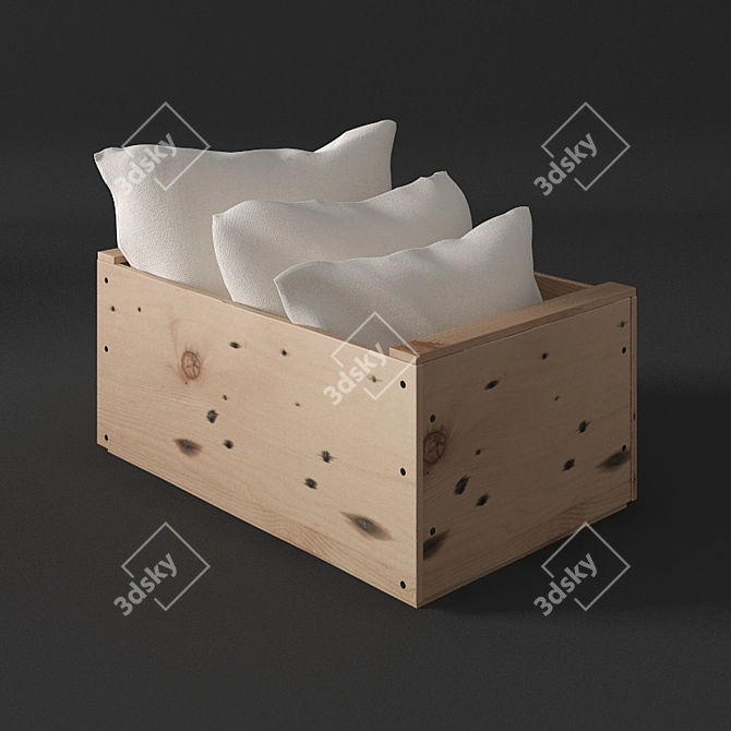 Luxury Rest: Pillow Box Set 3D model image 1