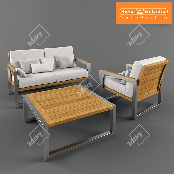 Elegant Outdoor Living: NINIX Royal Botania 3D model image 1