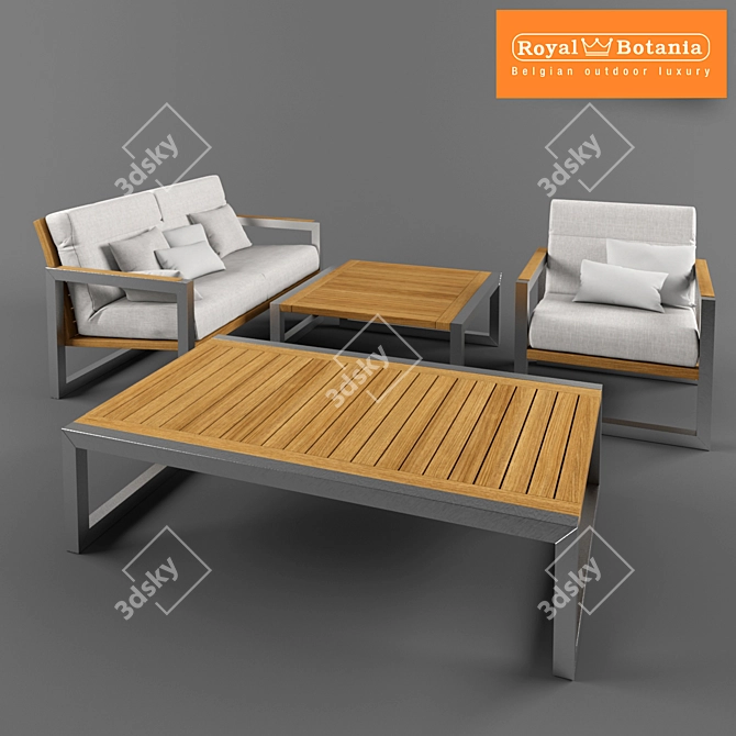 Elegant Outdoor Living: NINIX Royal Botania 3D model image 2