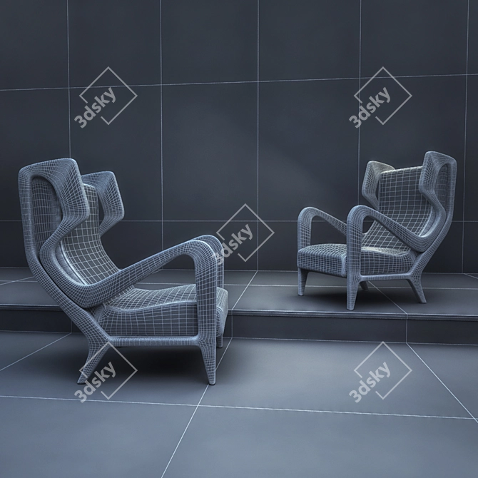 Elevate Your Comfort: XO Chair 3D model image 2