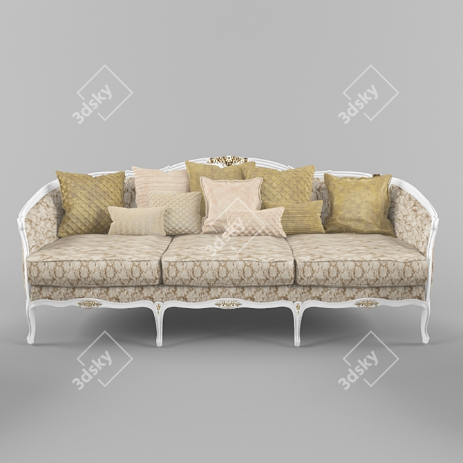 Classic Sofa by Angelo Cappellini 3D model image 1