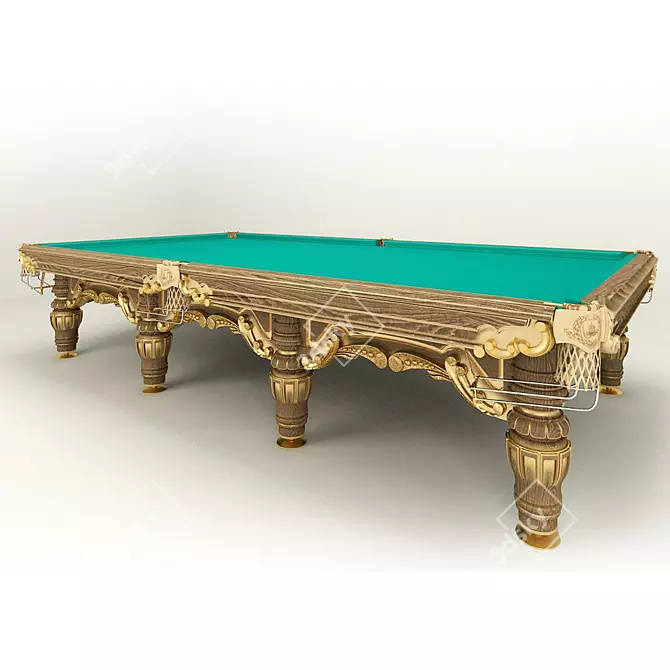 Imperial Start Billiard Table 3D model image 1