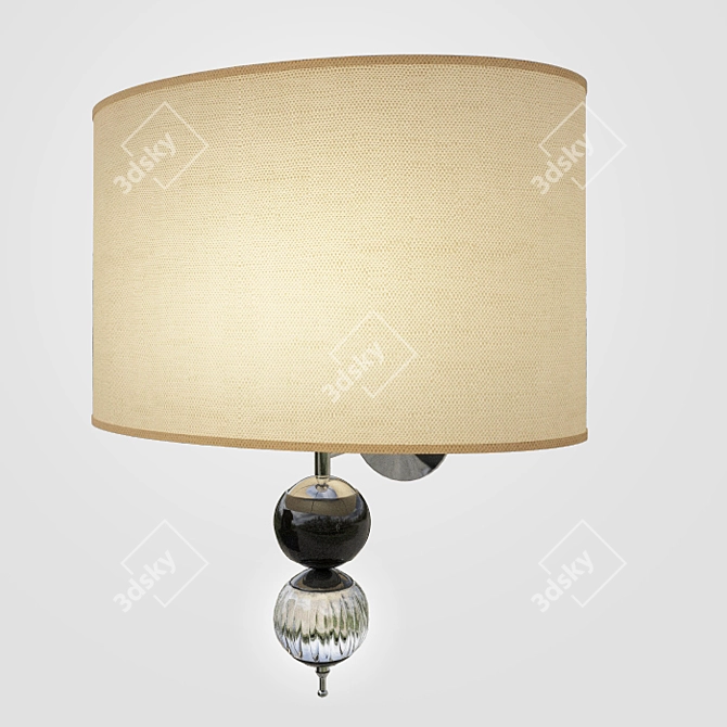 Elegant Wall Sconce: Giorgio Collection 3D model image 1