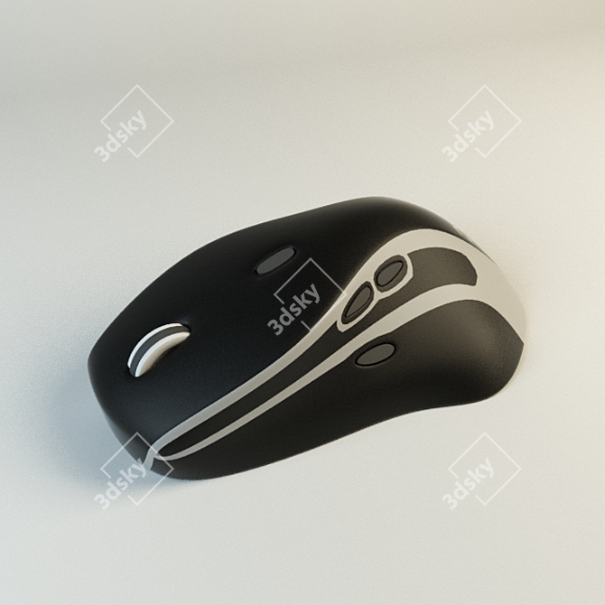 Acer Mouse: Precise Control & Comfort 3D model image 1