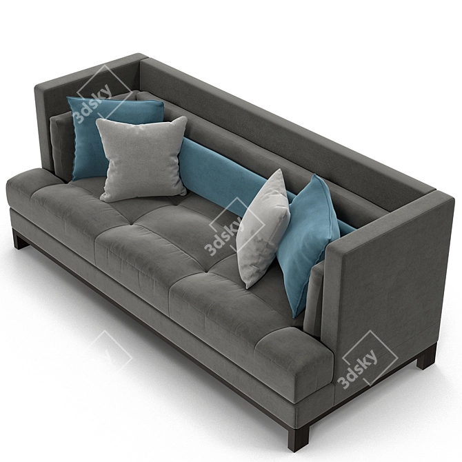 Troscan Dunne Daybed: Sleek & Stylish Comfort 3D model image 1