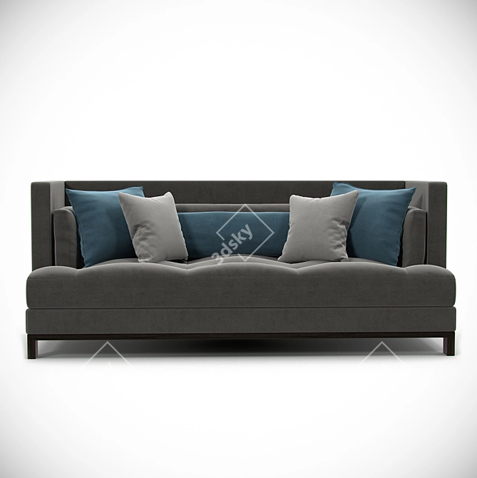 Troscan Dunne Daybed: Sleek & Stylish Comfort 3D model image 2