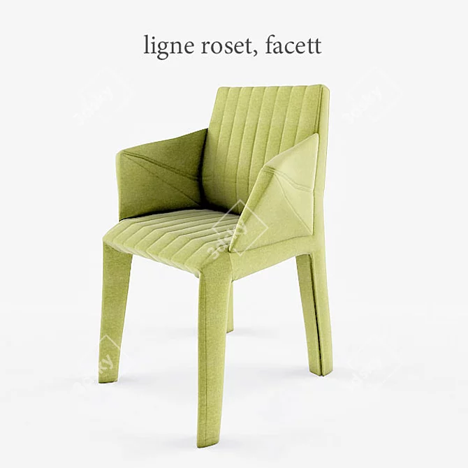 Facett: Elegant Simplicity with a Touch of Magic 3D model image 1