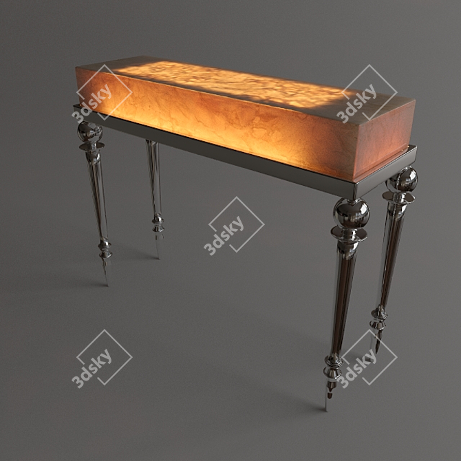 Illuminated Visionnaire Cycas Console 3D model image 2