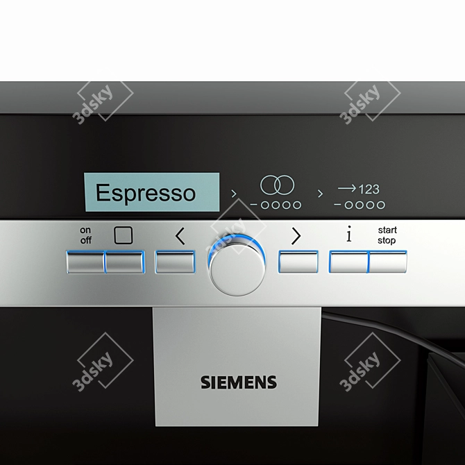 SIEMENS Coffee Machine: Compact and Powerful 3D model image 2