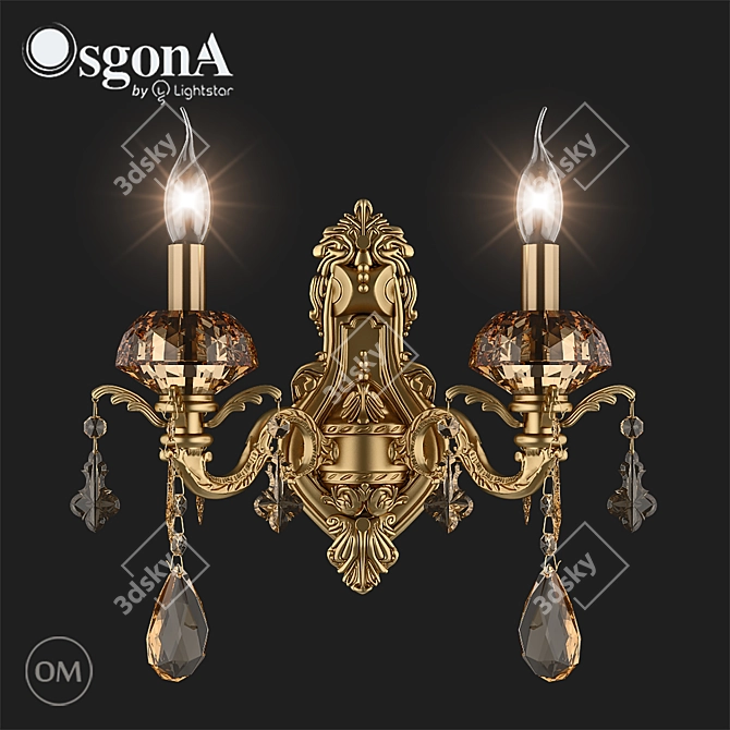 779628 Bronze Osgona - Elegant Bronze Pendant Light 3D model image 1