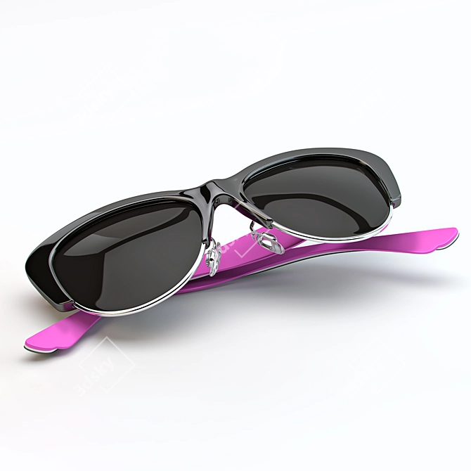  Dior Sunnies: Style Meets Elegance 3D model image 3