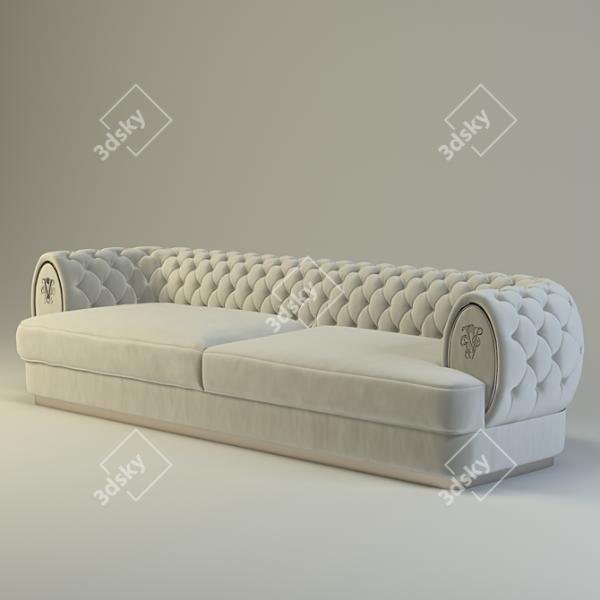 Luxury Visionnaire Oberon Sofa 3D model image 1