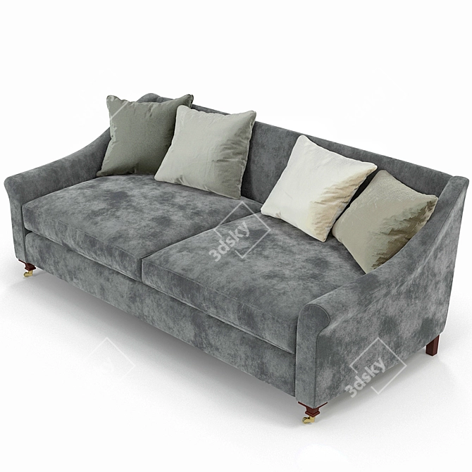 Elegant Brindley Harrogate Sofa 3D model image 1