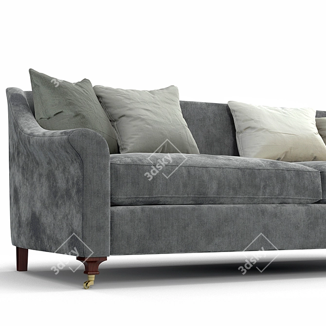 Elegant Brindley Harrogate Sofa 3D model image 3